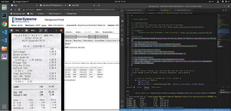 Parsing Images and Charting Data with Embedded Python 2