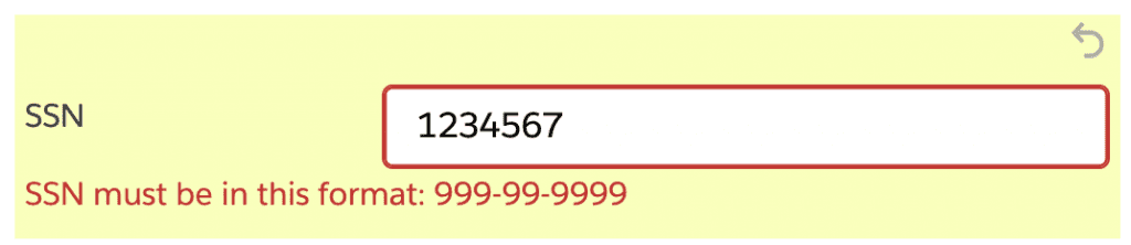 Salesforce SSN Format Rule